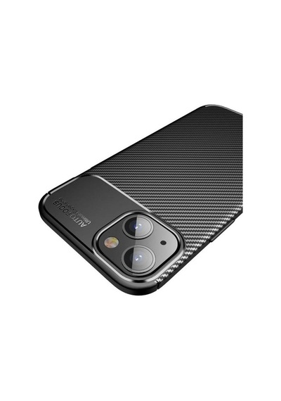 Apple Uyumlu  iPhone 13 6.1 Kilif Karbon Tasarim Negro Silikon Kapak 474330683
