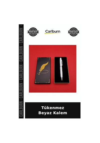 Tükenmez Beyaz Kalem Hatıra Alternatifi Kurumsal Promosyon Sunum Eşyası