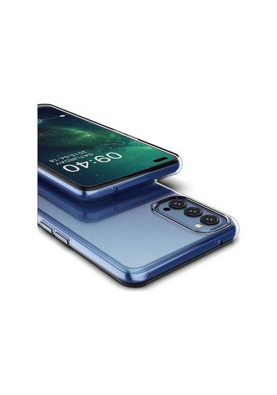 Ekılıf - Oppo Reno 4 Uyumlu Kılıf Şeffaf Soft Slim Fitt Süper Silikon Kapak - Şeffaf