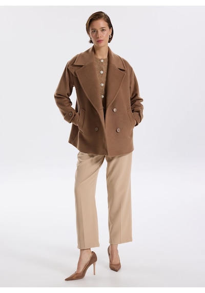 Fabrika Camel Kadın Oversize Kaban F5wl-kbn0139