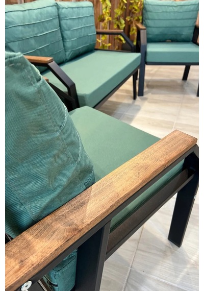 Ard & Garden 211 Yeşilfermuarlı Bahçe Balkon Takımı, Cafe, Salon - Metal Kanepe Koltuk Takımı Yeşil Ard & Garden 211 Yeşilfermuarlı Bahçe Balkon Takımı, Cafe, Salon - Metal Kanepe Koltuk Takımı Yeşil