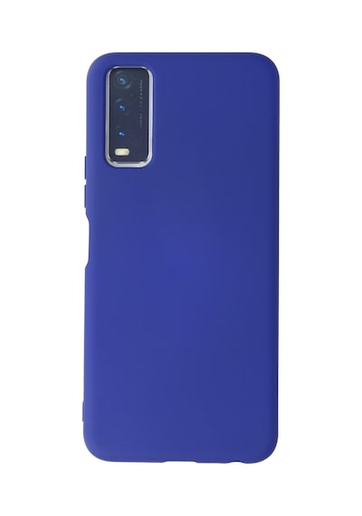 Vivo Y20s Kılıf Kamera Korumalı Silikon Rubber Arka Kapak Lacivert