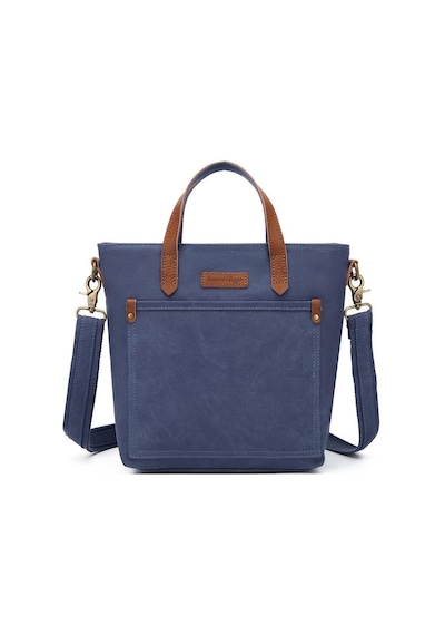 Kanvas Kumaş Kadın Çantası Elden Tutmalı Smart Bags 1328 Lacivert