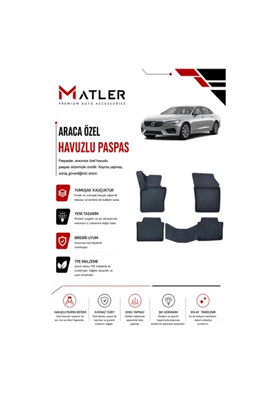 Volvo S90 2024 Model Model 4d Ekstra Havuzlu Paspas