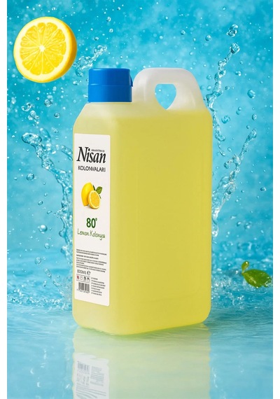 Nişan 80 Derece Limon Kolonyası Bidon 1 L