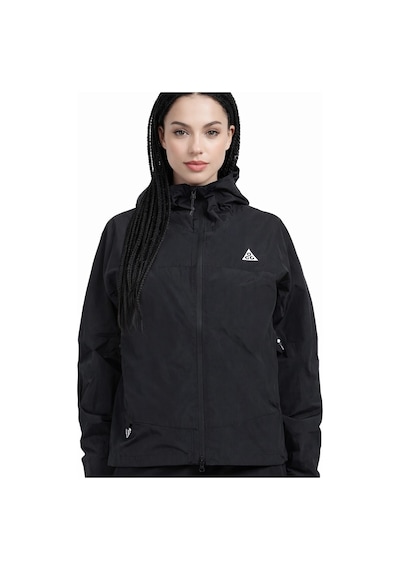 Nike Acg Morpho Storm Fit Adv Loose Fit Rain Jacket Bol Kesim Kapüşonlu Suitici Spor Ceket Siyah Siyah