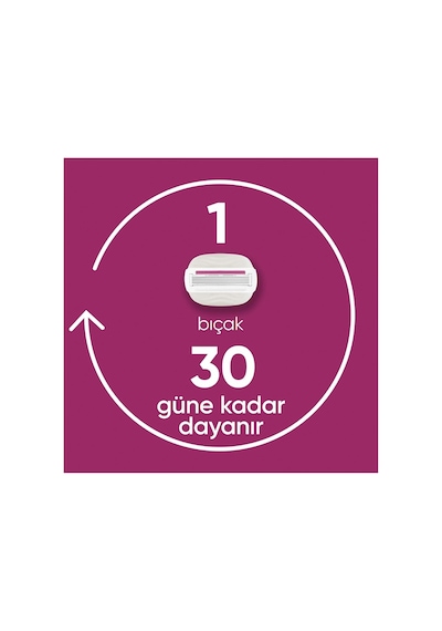 Gillette Venus Comfortglide Sugarberry Kokulu Miami Kadın 5 Bıçaklı Tıraş Makinesi