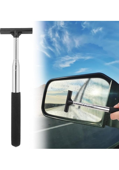 Teleskopik Mini Cam Çekeceği 98 Cm Uzayabilir Cam Ve Ayna Temizleyici, Araç, Ev, Akvaryum Ve Duş Camları İçin Uygun Silecek, Asorti Renk