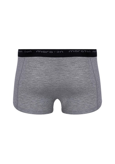 Maraton 2'li Erkek Gri Melanj Boxer Gri Melanj