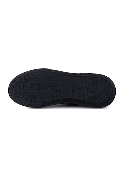 Tamer Tanca Erkek Hakiki Deri Siyah Sneakers & Spor Ayakkabı 1163 2526 Erk Ayk Y26 Sıyah Fltr/syh