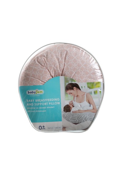 Babyjem - Emzirme ve Destek Minderi Pembe Yonca