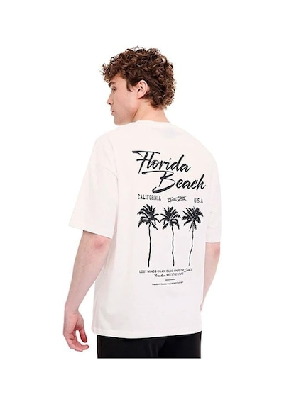 Lumberjack 5m Ml Geta Erkek T-shirt 102006146 Beyaz