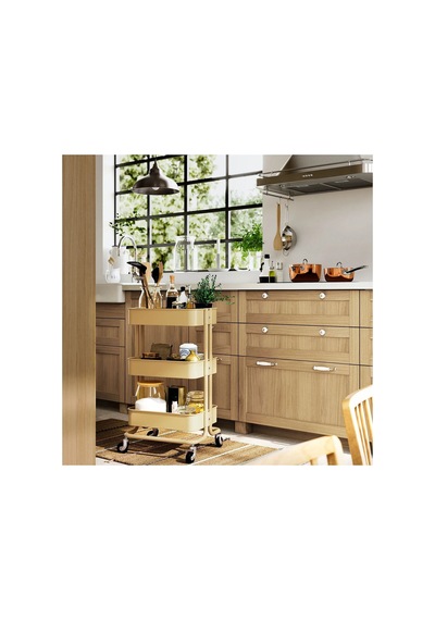 Ikea Klıngstorp 2'li Mobilya Kulpu 141 Mm Krom - Beyaz