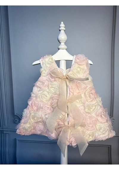 Ministok Rose Arkadan Bağlamalı Kız Bebek Takım Çok Renkli