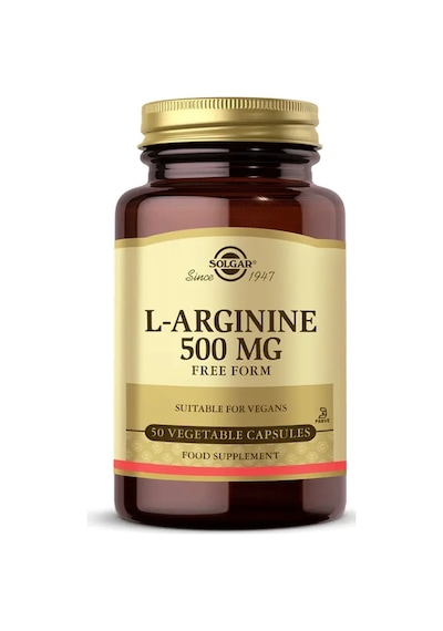 Solgar L-Arginine 500 MG 50 Kapsül