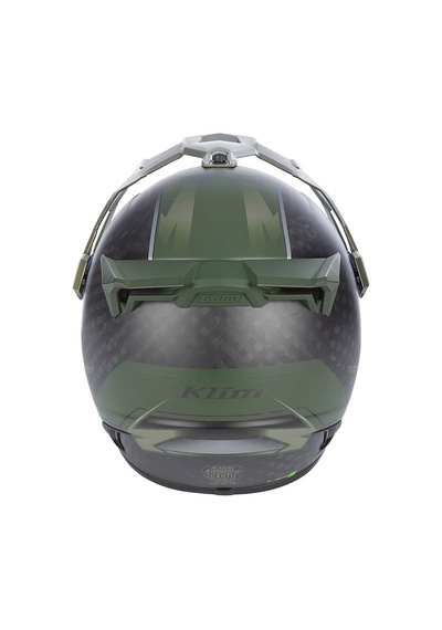 Klim Krios Pro Carbon Echo Adv Rally Motosiklet Kaskı Siyah Yeşil Siyah / Yeşil