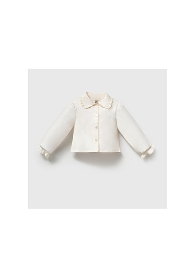 Ministok Miss Lady Fiyonk Nakış Jile Elbise Gömlek 2 Li Takım Kahverengi