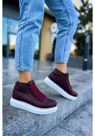 Chekich Ch258 Cbt Roma Kadın Bot Bordo Çok Renkli