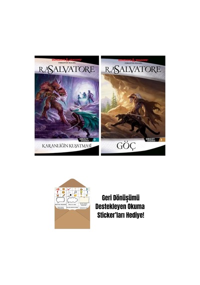 Karanlığın Kuşatması Drizzt Efsanesi 9. Kitap + Göç Drizzt Efsanesi 3. Kitap