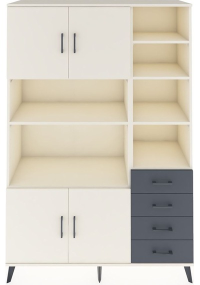 Hyperion Dolap 9 Raflı 4 Çekmeceli 4 Kapaklı 132x44x195 Aytaşı-aytaşı/antrasit Aytası/antrasıt Hyperion Dolap 9 Raflı 4 Çekmeceli 4 Kapaklı 132x44x195 Aytaşı-aytaşı/antrasit Aytası/antrasıt