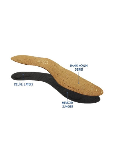Tabanex Memory Leather Tabanlık - Erkek