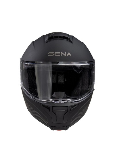 Sena Specter Smart Interkomlu Çene Açılabilir Motosiklet Kaskı Mat Siyah