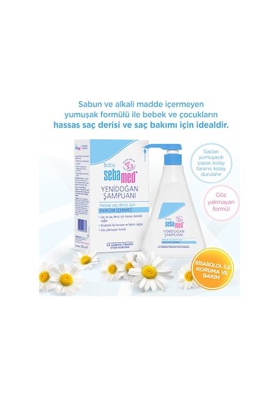 Baby Sebamed Yenidoğan Şampuanı 500 Ml 3 Adet
