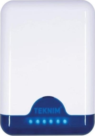 Teknim Vas-741bx Mavi Flaşörlü Harici Siren, 115 Db Ses Gücü