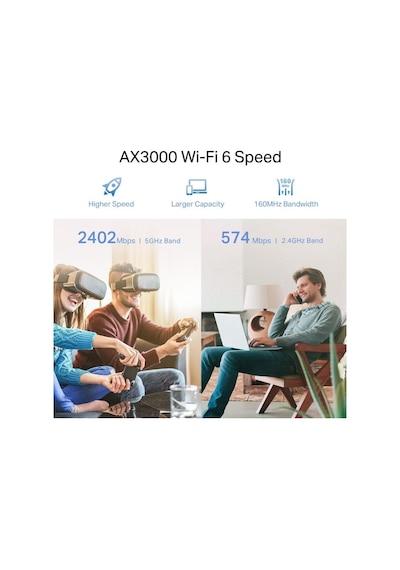 Tp Lınk Re705x Ax3000 Dual Band Menzil Genişletici Priz Tip