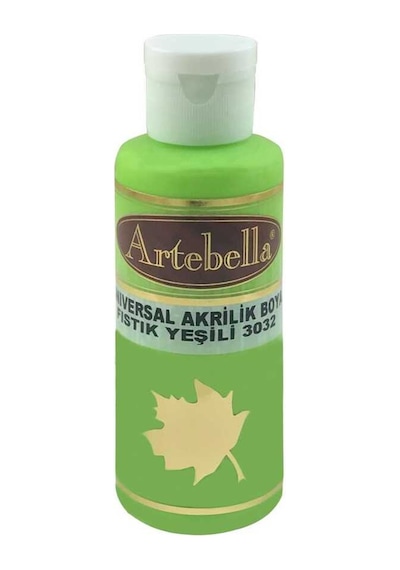 Fıstık Yeşili Akrilik Boya Artebella Fıstık Yeşili Akrilik Boya 3
