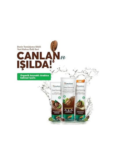 Himalaya Since 1930 Deep Cleansing Derin Temizleme Etkili Kahve Özlü Yüz Temizleyici 100 Ml