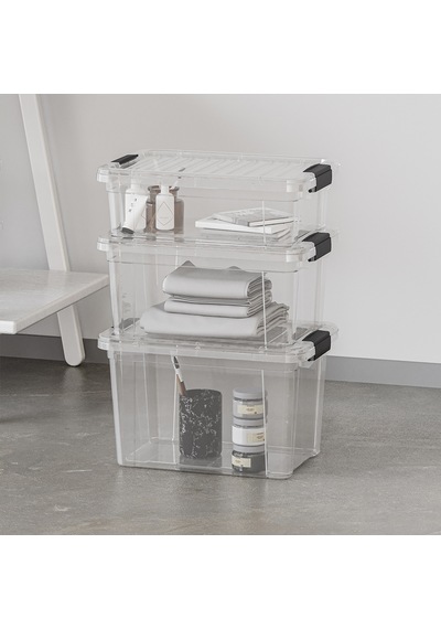 Şeffaf Kilitli Saklama Kutusu 34 L 361x526x236 Mm Diğer