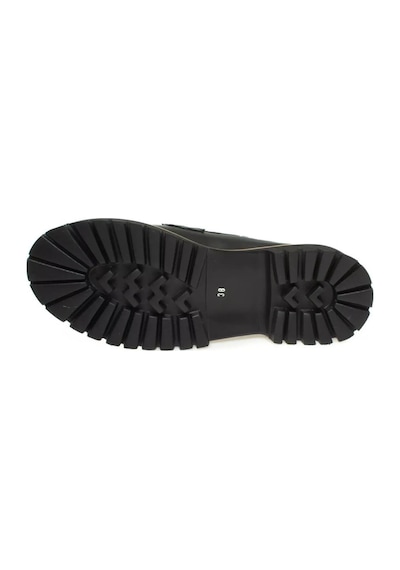 Mammamia D24ya-3165 Tokalı Hafif Loafer Deri Kadın Ayakkabı Gri