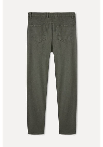 Mudo Erkek Erkek Haki Slim Straight Fit Pantolon 1263988