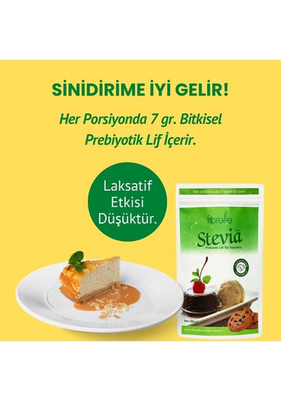 Fibrelle Prebiyotik Lifli Stevialı Tatlandırıcı 500 G