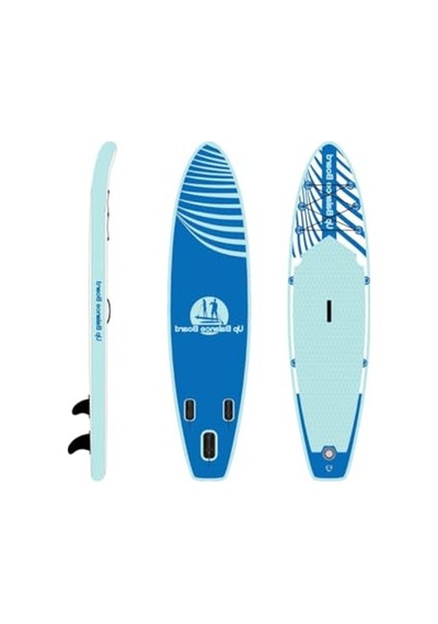 310x76x15 Cm Boyutlarında Şişme Sup Board, Mavi Renk Seçeneği Açık Mavi