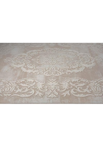 Çam Halı Otto Ot004a Bej Eskitme Desen Salon Halısı
