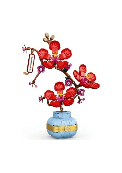 Toys E Toys Plant Bonsai Collection Şeftali Çiçeği Yapı Blok Seti 337 Parça 33038