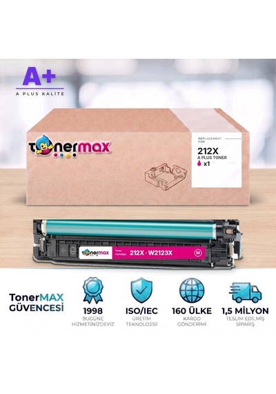 Hp 212x W2123x Kırmızı Uyumlu Toner A Plus / Color Laserjet Enterprise M554 / M555 / Mfp M578