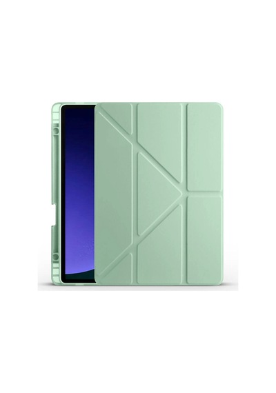 Galaxy Uyumlu Tab S9 Fe Kılıf Zore Tri Folding Kalem Bölmeli Standlı Kılıf Klasik