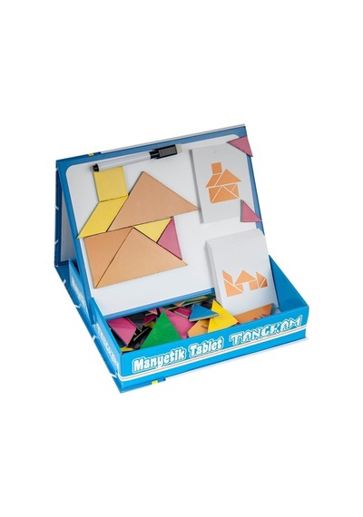 Diy Toy Manyetik Tablet Tangran Eğitim Seti