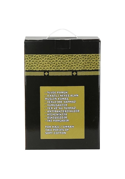 Premium Müslin Kumaş İhram Beyaz