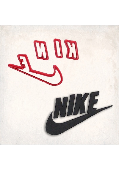 Nike Logo Detay Kurabiye Kalıp Seti 4 Lü KIrmızı