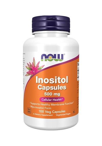 Now Foods Inositol 500 Mg, Healthy Membrane Cellular Health 100