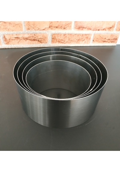 Narkalıp Yuvarlak Kek Kalıbı 4'Lü Set Derinlik 10Cm