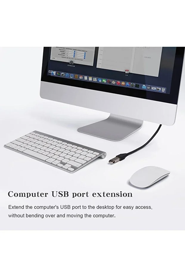 3 Metre 3mt Yüksek Hız Usb Uzatma Kablosu Uzatıcı Ara Kablosu Dişi Erkek Gerçek Usb 2.0 Kablo 3m