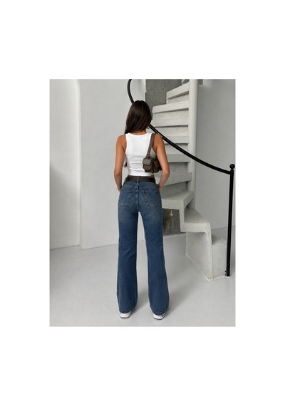 Bluemarlin Tint İşlemli Kemerli Bacak Çımalı Yüksek Bel İspanyol Paça Denim Pantolon Tint İşlemli Bluemarlin Tint İşlemli Kemerli Bacak Çımalı Yüksek Bel İspanyol Paça Denim Pantolon Tint İşlemli