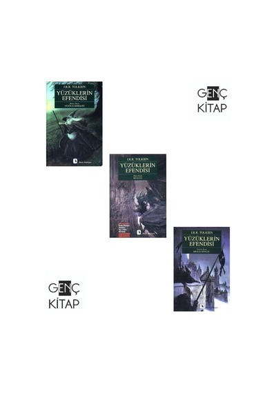 Yüzüklerin Efendisi 3 Kitap Set Tolkıen Yüzük Kardeşliği-iki Kule-kralın Dönüşü