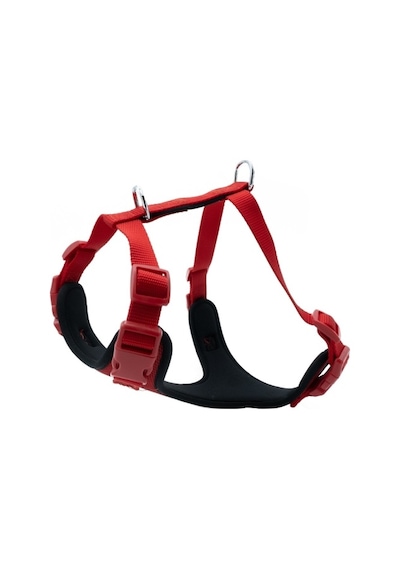 Doggie Havalı Ped Dokuma Göğüs Tasması Kırmızı 2 x 45-55 CM Kırmızı
