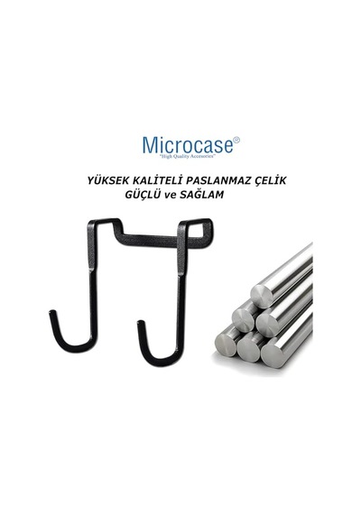 Paslanmaz Çelik Metal Banyo Duşakabin Mutfak Vb Alanlar İçin Askılık M Model -al4838 2 Adet Gümüş Diğer